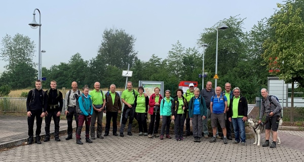Start am Breitunger Bahnhof zur 24 Stundentour durch die Vorderrhön
