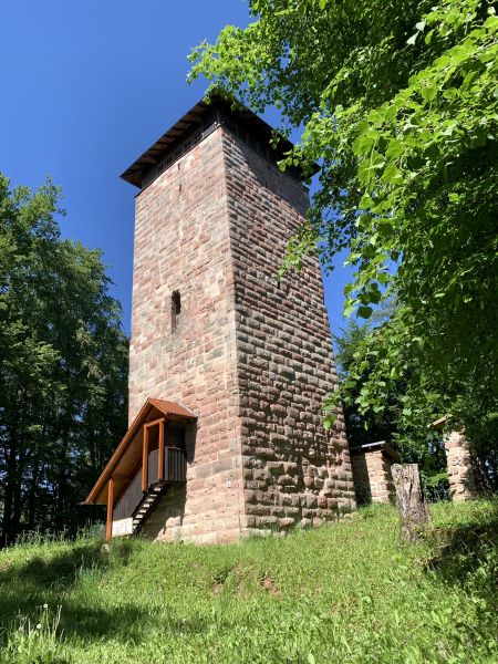 Der Bergfried der Frankenburg